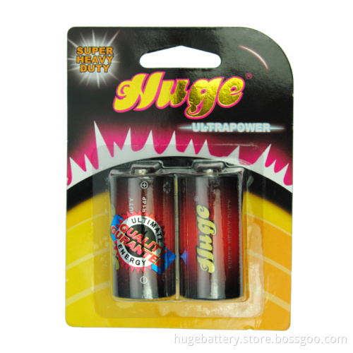 Super High Quality C Size R14 Um-2 Carbon Zinc Battery